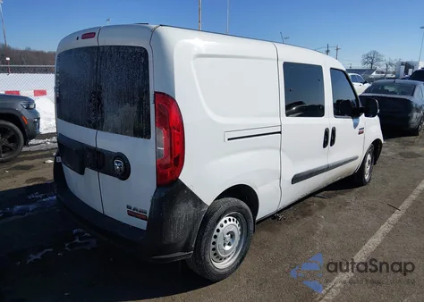 2017 Ram Promaster City Tradesman из США, поврежденный, VIN ZFBERFAB7H6G44866